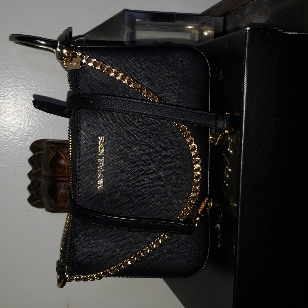 Michael Kors Black Clutch Purse